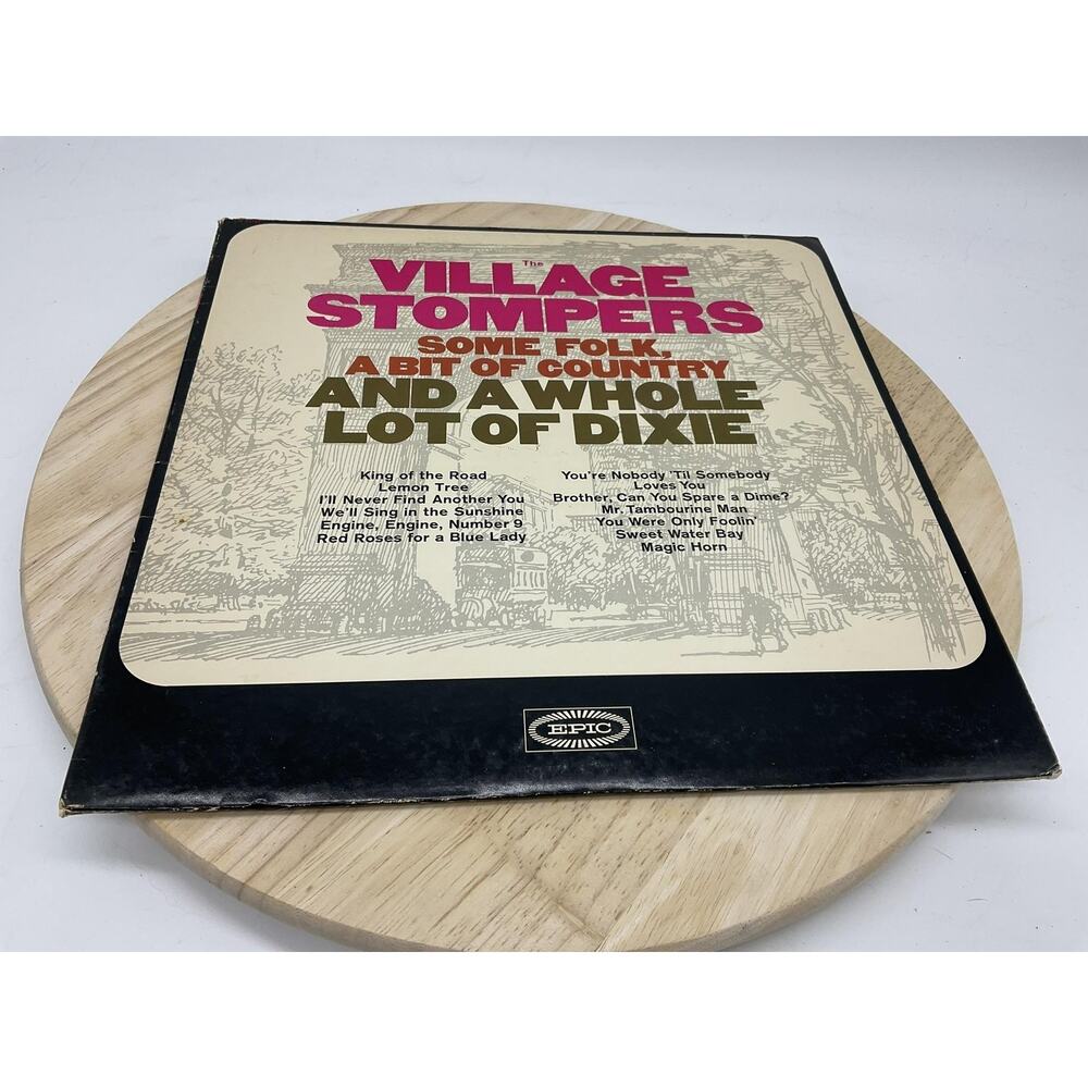 Vintage Village Stompers LP Some Folk Bit Country Whole Lot Dixie Epic Mono